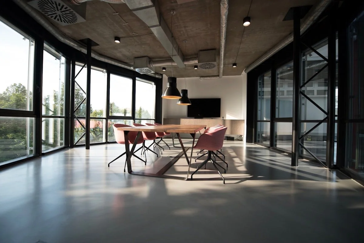 Modern corporate office interior